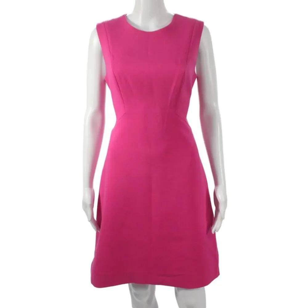 Kate Spade New York Womens Pink Sheath Dress Sleeveless Zip Above Knee Size 8